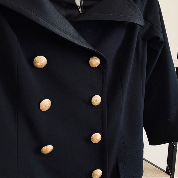 SOLD. Faith Connexion Off Shoulder Tuxedo Dress - Picture 8 of 10